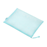 Bolsa zipper bag liderpapel poliester transpirable multiusos din a4 azul pastel
