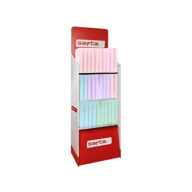 Expositor safta papeleria surtido stationery 1900x600x380 mm