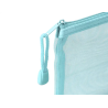 Bolsa zipper bag liderpapel poliester transpirable multiusos din a6 azul pastel