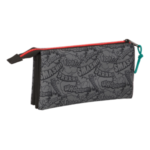 Bolso escolar portatodo safta triple my hero academia 30x220x120 mm