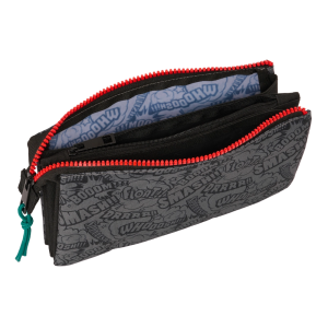 Bolso escolar portatodo safta triple my hero academia 30x220x120 mm