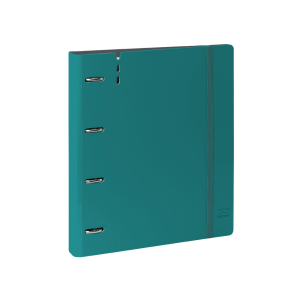 Carpeta con recambio safta din a4 cuadro 5 mm polipropileno foam 4 anillas 35mm azul