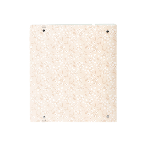 Carpeta con recambio safta din a4 cuadro 5 mm polipropileno foam 4 anillas 35mm estampados floral rosa