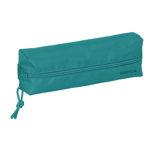 Bolso escolar portatodo safta rectangular con goma elastica 22 cm azul