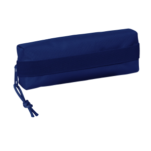 Bolso escolar portatodo safta rectangular con goma elastica 22 cm azul oscuro