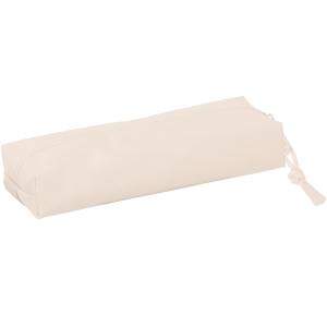 Bolso escolar portatodo safta rectangular con goma elastica 22 cm rosa claro