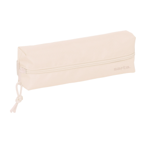 Bolso escolar portatodo safta rectangular con goma elastica 22 cm rosa claro