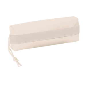 Bolso escolar portatodo safta rectangular con goma elastica 22 cm rosa claro