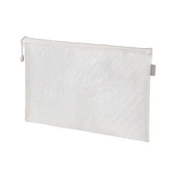 Bolsa zipper bag liderpapel poliester transpirable multiusos din a5 blanco