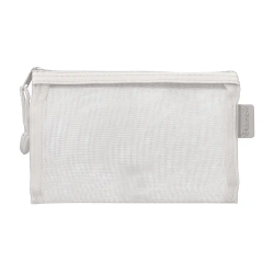 Bolsa zipper bag liderpapel poliester transpirable multiusos din a6 blanco