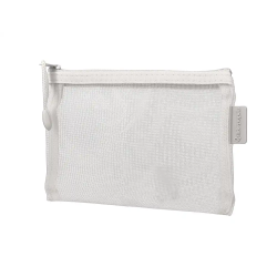 Bolsa zipper bag liderpapel poliester transpirable multiusos din a6 blanco