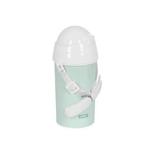 Botella portaliquidos safta 500 ml apertura automatica con pajita miffy menta 195x73x73 mm