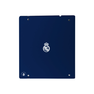Carpeta safta 4 anillas de 35 mm con recambio din a4 100 hojas polipropileno real madrid 1 equipacion 24/25
