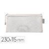 Bolsa zipper bag liderpapel poliester transpirable multiusos ticket 230x115 mm blanco