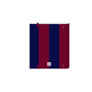 Carpeta safta 4 anillas de 35 mm con recambio din a4 100 hojas con goma y 5 separadores f.c. barcelona
