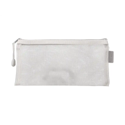 Bolsa zipper bag liderpapel poliester transpirable multiusos ticket 230x115 mm blanco