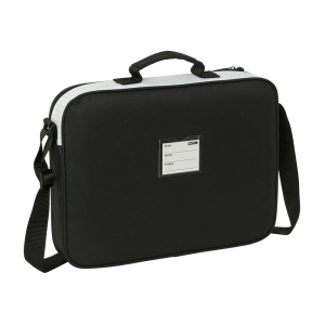 Cartera extraescolar safta resistente real madrid 1 equipacion 24/25 280x380x60 mm