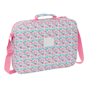 Cartera extraescolar safta resistente reciclada moos floresistente 280x380x60 mm
