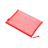 Bolsa zipper bag liderpapel poliester transpirable multiusos din a5 rojo