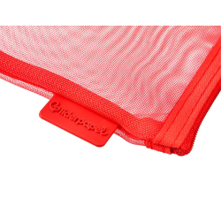 Bolsa zipper bag liderpapel poliester transpirable multiusos din a5 rojo