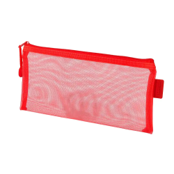 Bolsa zipper bag liderpapel poliester transpirable multiusos ticket 230x115 mm rojo