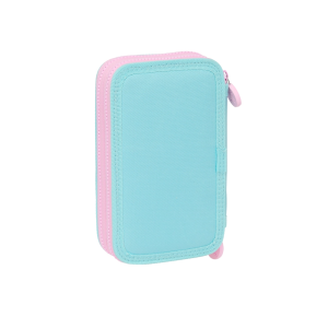 Plumier escolar safta doble pequeño 28 piezas munich heaven 195x125x40 mm
