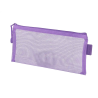 Bolsa zipper bag liderpapel poliester transpirable multiusos ticket 230x115 mm morado pastel