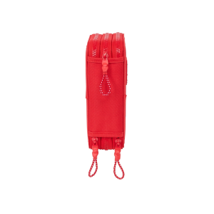 Plumier escolar safta triple 36 piezas atletico de madrid 195x125x55 mm