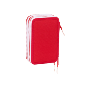 Plumier escolar safta triple 36 piezas sevilla f.c. corporativa 195x125x55 mm