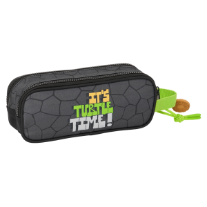 Bolso escolar portatodo safta doble tortugas ninja 80x210x60 mm