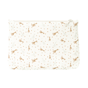 Bolso escolar portatodo safta grande 2 cremallera reciclado y repelente agua sophie la girafe honey 160x230x30 mm