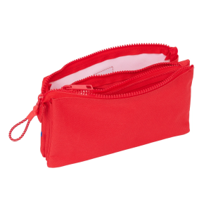 Bolso escolar portatodo safta triple atletico de madrid 120x220x30 mm