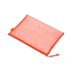 Bolsa zipper bag liderpapel poliester transpirable multiusos din a5 naranja