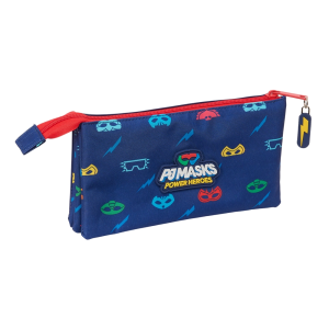 Bolso escolar portatodo safta triple pjmasks ready 120x220x30 mm