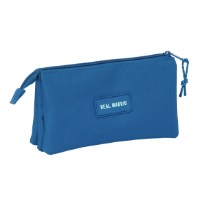 Bolso escolar portatodo safta triple real madrid girl 120x220x30 mm