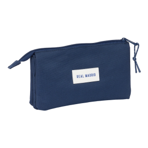 Bolso escolar portatodo safta triple real madrid girl 120x220x30 mm