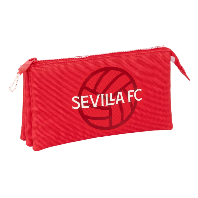 Bolso escolar portatodo safta triple sevilla f.c. corporativa 120x220x30 mm