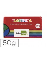 PLASTILINA LIDERPAPEL ROJO...