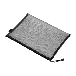 Bolsa zipper bag liderpapel poliester transpirable multiusos din a4 negro