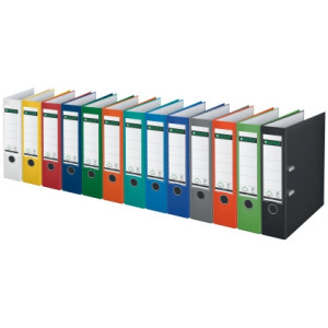 Archivador de palanca leitz 180 din a4 maxi polipropileno lomo 80 mm color azul