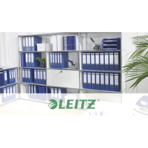 Archivador de palanca leitz 180 din a4 maxi polipropileno lomo 80 mm color azul