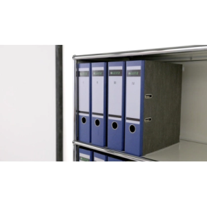Archivador de palanca leitz 180 din a4 maxi polipropileno lomo 80 mm color azul