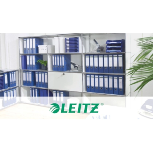 Archivador de palanca leitz 180 din a4 maxi polipropileno lomo 80 mm color azul