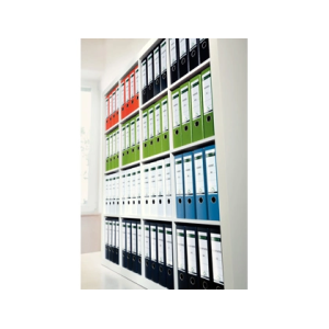 Archivador de palanca leitz 180 din a4 maxi polipropileno lomo 80 mm color azul