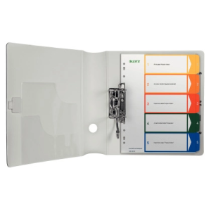 Archivador de palanca leitz 180 din a4 maxi polipropileno lomo 80 mm color azul