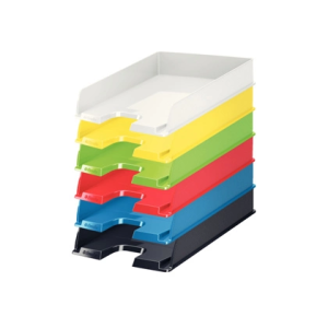 Bandeja sobremesa esselte europost opaca color negro vivida 254x61x350 mm