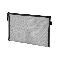 Bolsa zipper bag liderpapel poliester transpirable multiusos din a5 negro