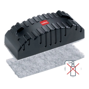 Borrador nobo magnetico para pizarra blanca color negro 60x138x45 mm