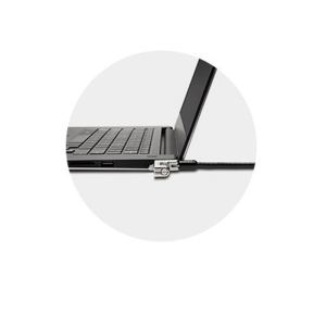 Cable de seguridad para portatil kensington con candado slim longitud 1,8 mt