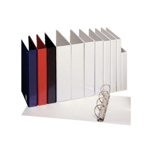 Carpeta canguro esselte basica 4 anillas mixtas 40 mm din a4 plastico color blanco